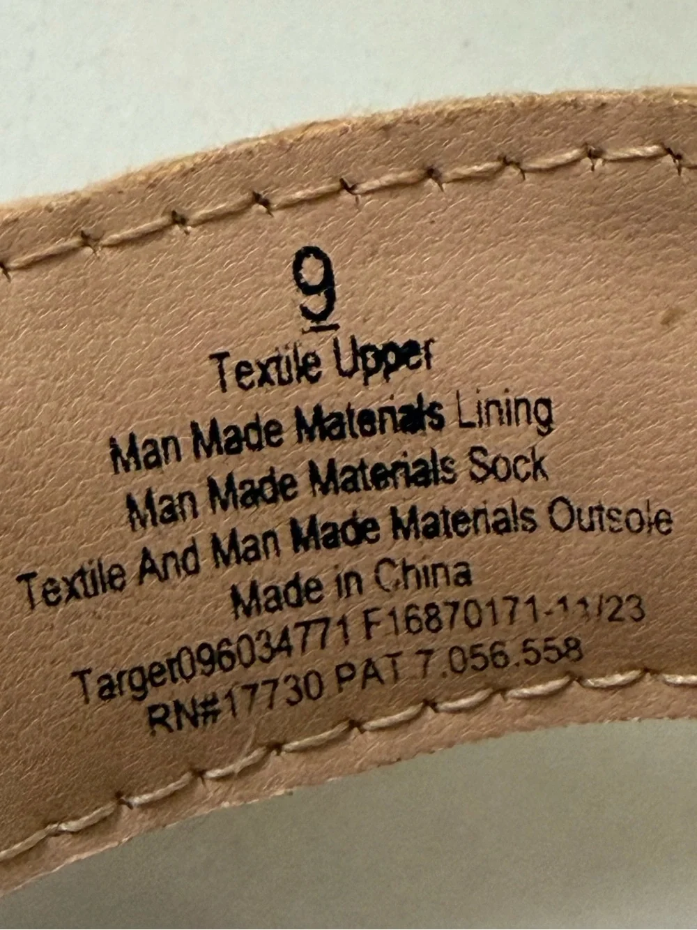 A New Day Tia Mule Heels - Beige - Size 9